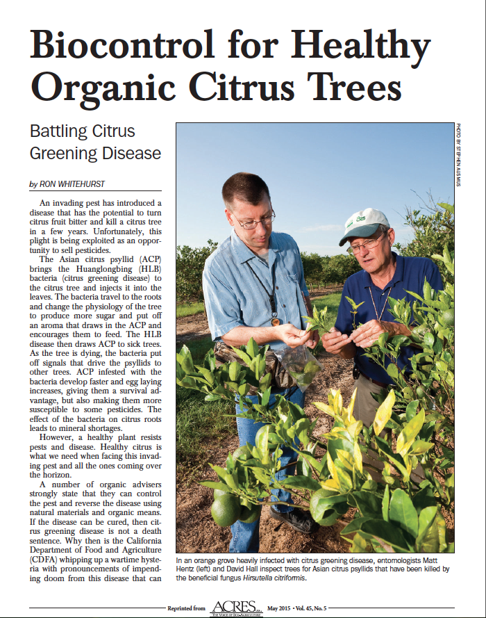 Biocontrol Whitehurst Acres USA May 2015 pg 1